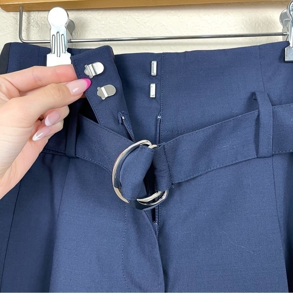 La Ligne‎ Cocktail Wool Blend Navy/Black Stripe Pant Size 2 Women - Picture 5 of 16